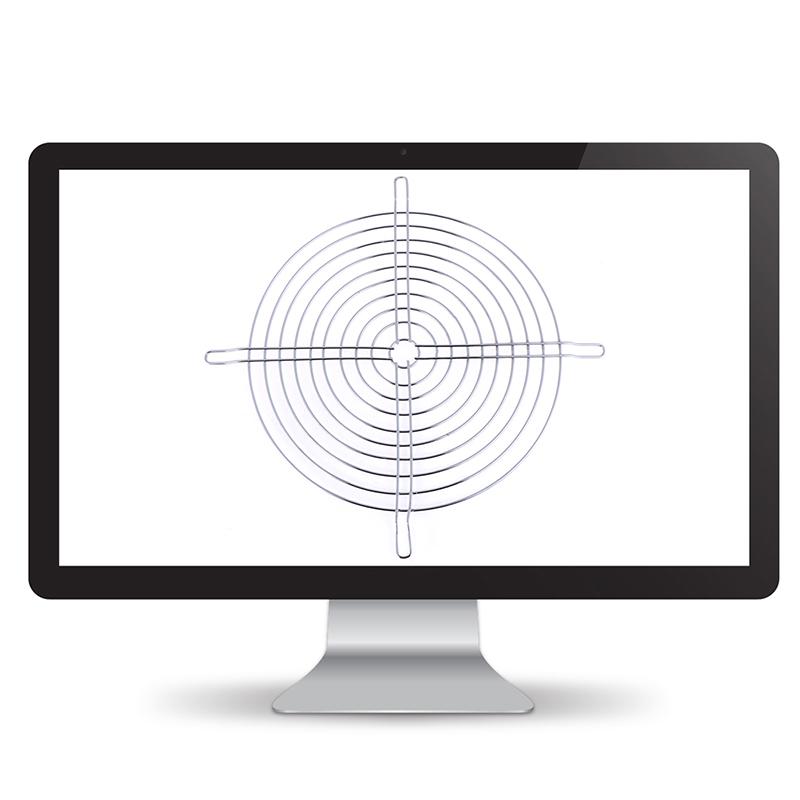 

200 мм металлический корпус компьютера для ПК, вентилятор, гриль, защитная крышка для пальцев