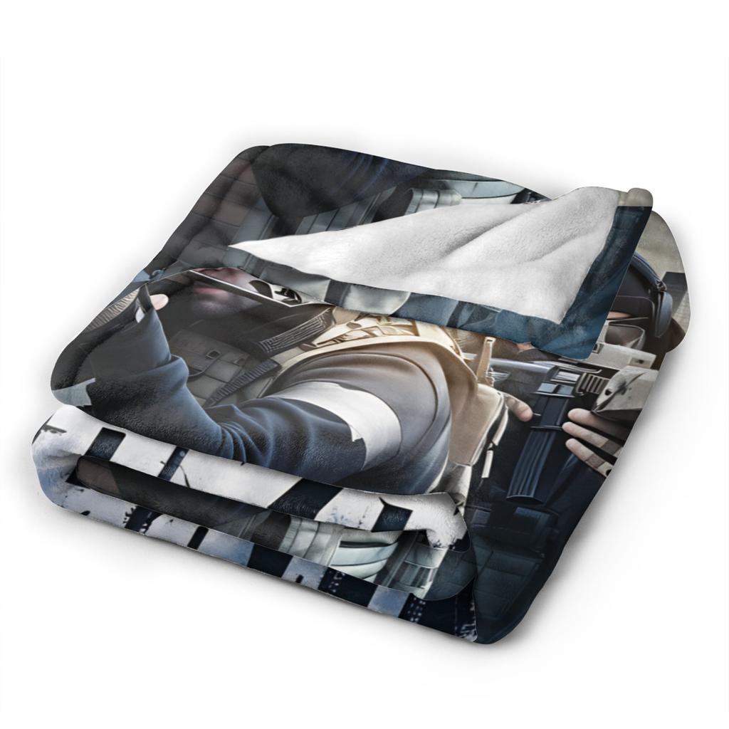 Escape from Tarkov Scav PMC Karte Super Warme Decken Kinder Erwachsene Plüsch Überwurfdecke Schlafzimmer Flanell Tagesdecke Sofa Bettbezug