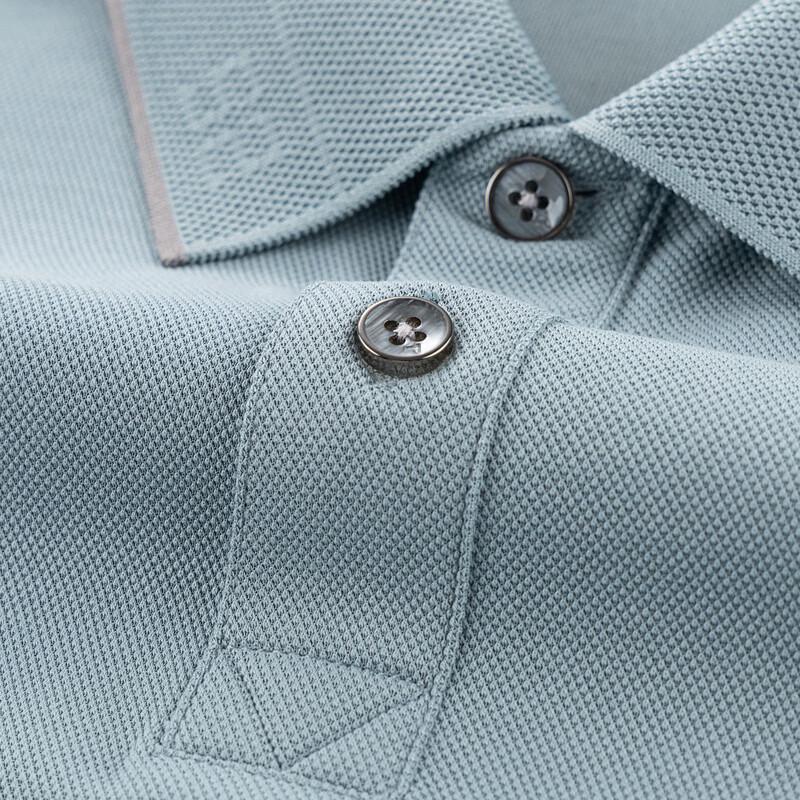 Seven Men's Short Sleeve Silk Blend Polo Shirt