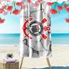 SC Corinthians Paulista Print Beach Towel, Large Soft Quick Dry Towel for Beach Camping Swimming
