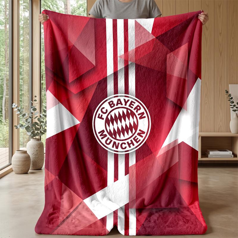 Bayern Munich Soft Flannel Fleece Blanket Lightweight Cozy Warm Throw Blanket For Sofa Bed Home Decor