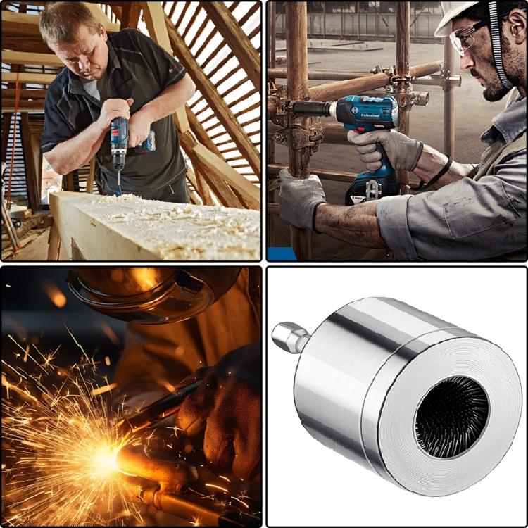 Multipurpose Copper Tubing Cleaner Brush Pipe Cleaning Tool with Hexagonal Handle for 15mm / 22mm Pipe Sizes