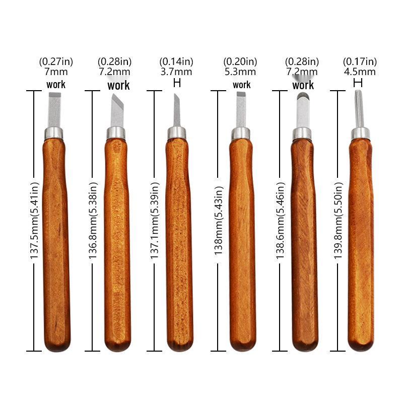 Handmade Wood Carving & Engraving Tool Set: Woodworking Knives, Seal Engraving Tools, Rubber Stamp & Woodcut Utility Knives.
