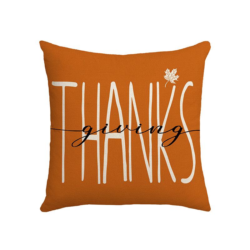 Herbst Bedruckt Ins Style Nachttischkissen Kissen B&B Wohnzimmer Sofa Buchstaben Kürbis Auto Kissenbezug