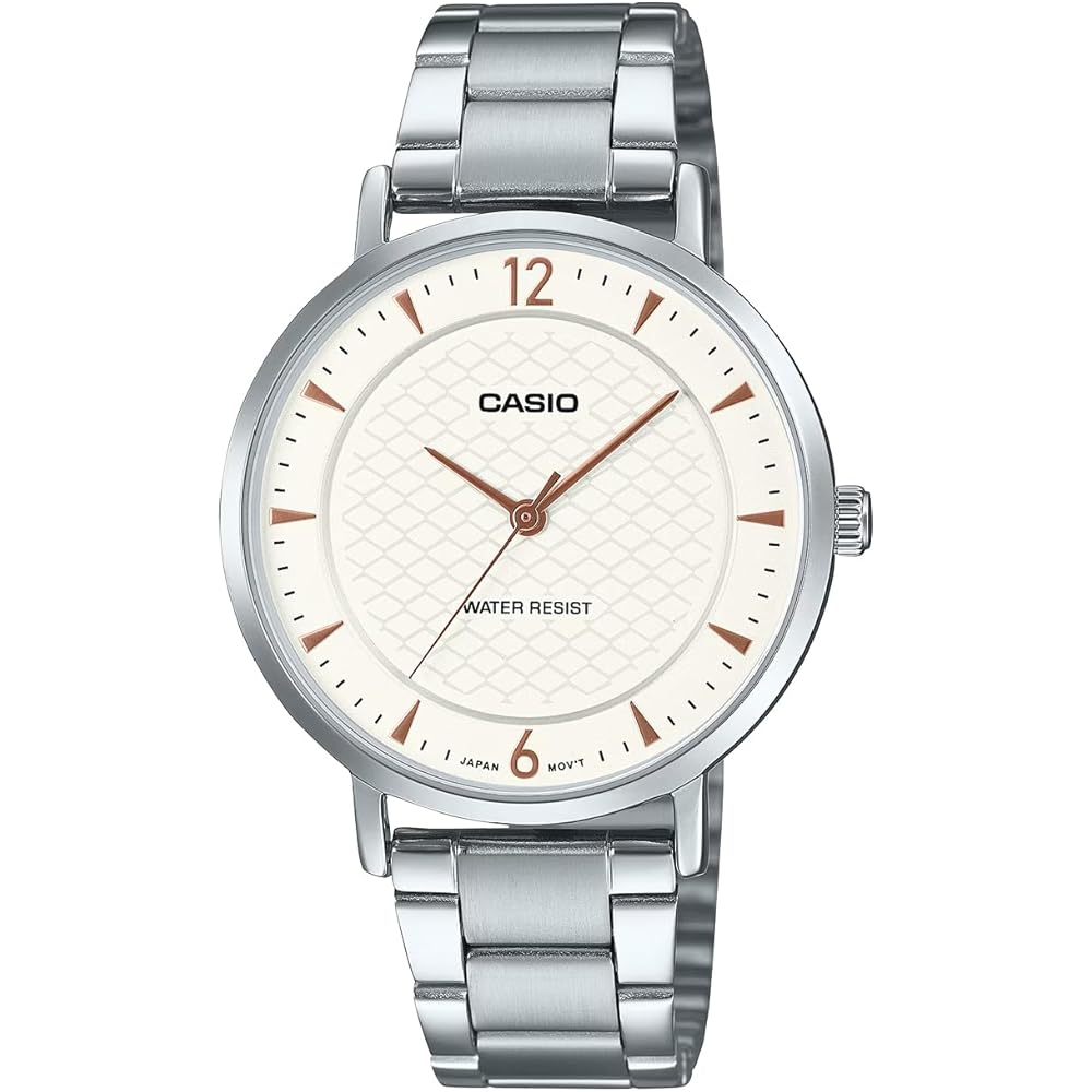 

Casio Analog Quartz Women s Watch LTP-VT04D-7A White Metal Band Imported Model