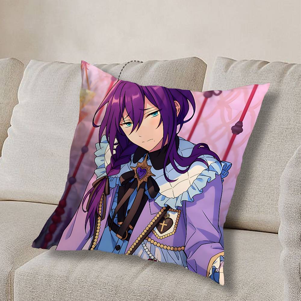timid Ayase Mayoi COOL Pillow Case Anti-dustmite Pillowcase Invisible zipper silky short plush Sofa cushion cover