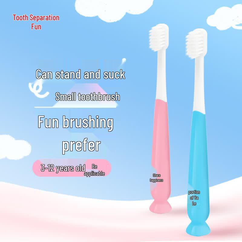 Yaya Le Kids Soft Bristle Toothbrush with Suction Cup