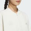 Adidas Lounge Bonded Warm Logo Sports Casual Long Sleeve Jacket Women Jackets Han-Jade-White JJ3546