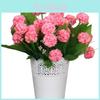 8 Heads Artificial Hydrangea Bouquet For Stunning Home And Wedding Decor**