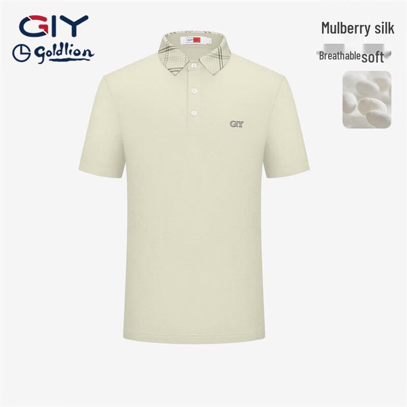 Goldlion Men's Short Sleeve Casual Polo Shirt TSF0076-ND111
