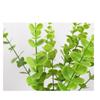 Eucalyptus Stem Decor 24 Leaves Plastic Iron Wire Artificial Fake Faux Eucalyptus Stem for Home Party Wedding Decoration