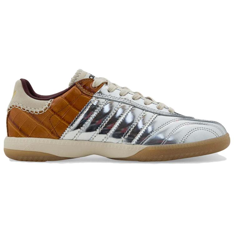 New Adidas Originals Samba Millennium Wales Bonner Silver Metallic Yellow Croc IH5777