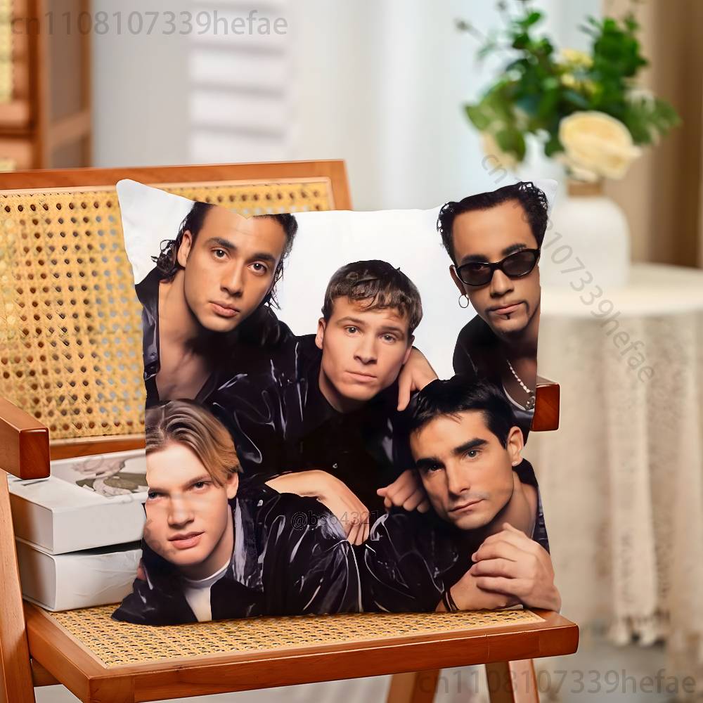 

BBackstreet Boys BSB Funny Pillow Case Antidustmite Pillowcase Invisible Zipper Silky Short Plush Sofa Cushion Cover 30x30cm