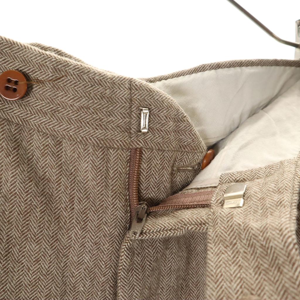 Belvest 80s 90s Made in Italy Vintage Herringbone Pattern suit Setup Men's Used