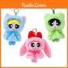 Girls Blossom Whoopass Detachable Cape Cartoon Plush Pendant Ornament Keychain