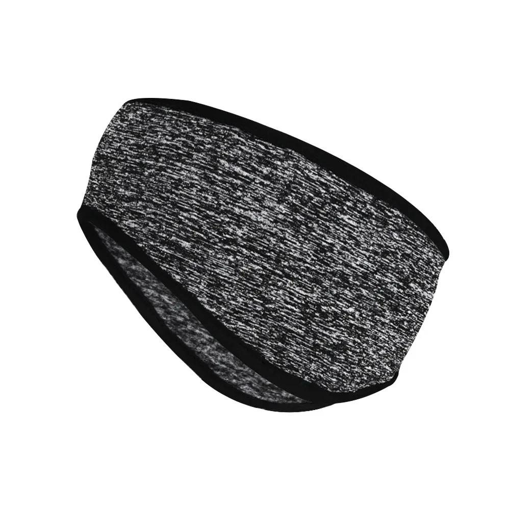 Fleece Fabric Ear Warmer Headband Winter Sweatband Running Headband Ear Warmer Men Women Outdoor Skiing Sports Headscarf