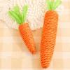 Fun Cat Teething Stick Sound Carrot Cuddle Toy Anti-Bite Scratch Board Pet Supplies For Interactive Entertainment