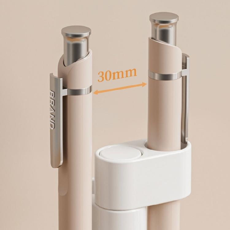 High Capacity Rotating Pen Stand 4 Compartments   ABS Construction Office Supply