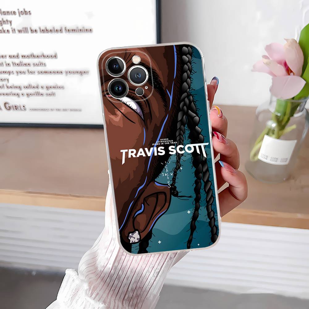 

T-Travis S-ScottS Singer Phone Case For IPhone 17 16 15 Plus 14 13 Mini 12 11 Pro Max Soft Shell Cover iPhone 17 Air