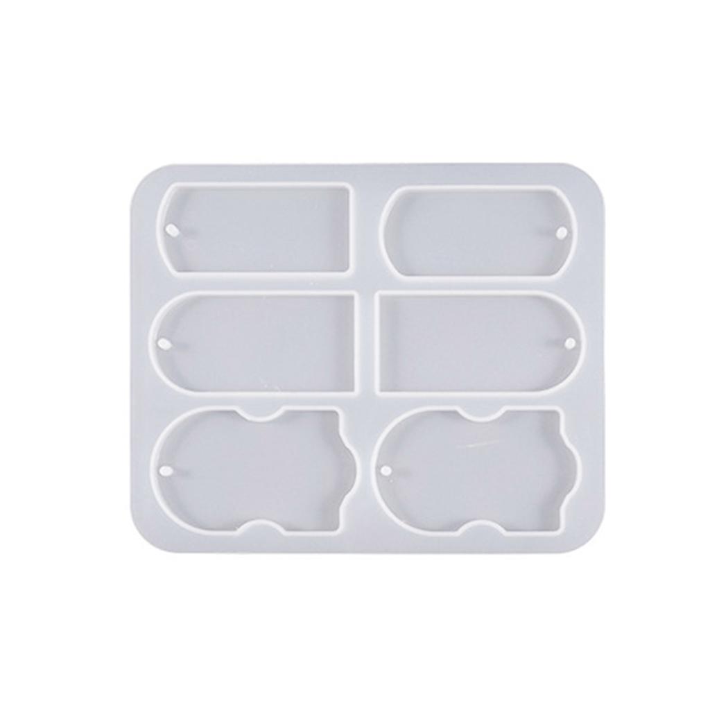 Versatile Epoxy Resin Mold for Necklace Key Chain Pendants Trendy Round and Geometric Shaped Accessories Making Moulds