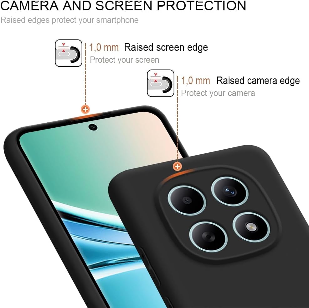 3in1 [2+1] 3D Gebogenes Gehärtetes Glas Displayschutz + Weiche TPU Silikon Handyhülle für Redmi Note 15 4G/5G Note 15 Pro 4G 5G Note 15Pro+ 5G