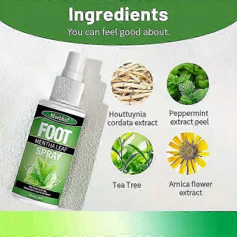 Natural Foot and Shoe Deodorant Spray for Long-Lasting Freshness