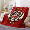 Wydad AC Printed Flannel Blanket, soft throw for bedroom sofa, washable,soccer fan merchandise, great gift.
