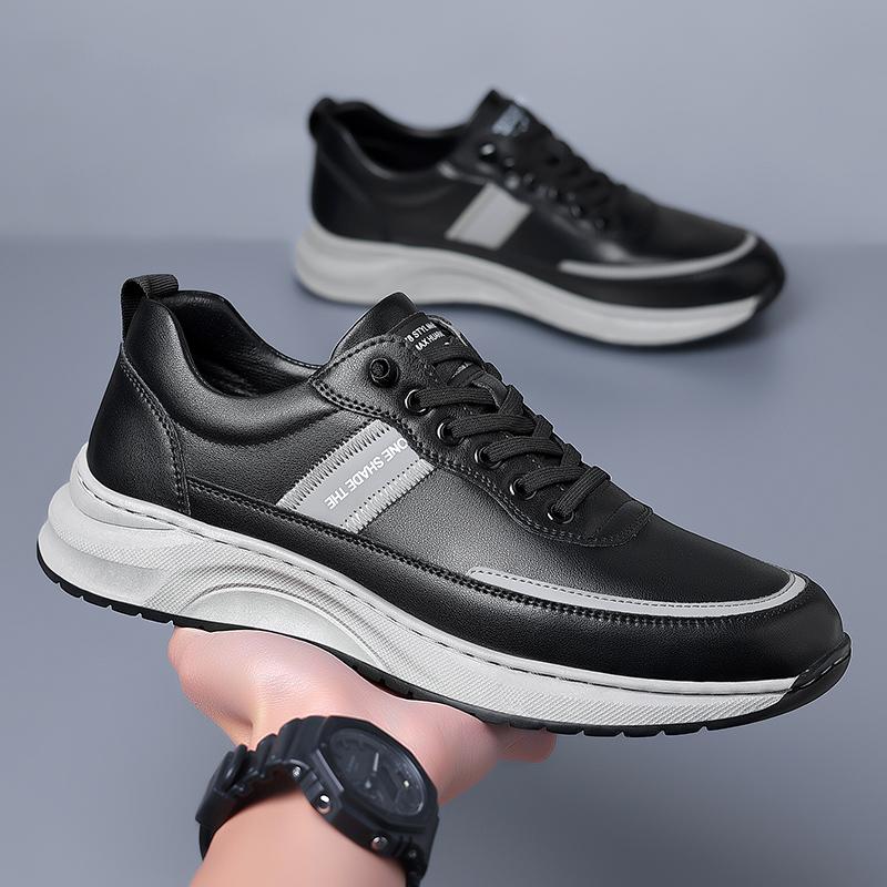 

Мужская обувь из натуральной кожи Повседневная обувь Классика Слипоны для работы Бизнес Офис Вождение Мягкие кроссовки Универсальная обувь для мужчин 10