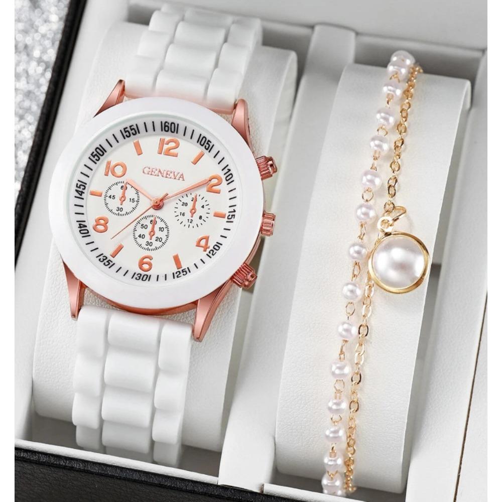 Premium Watch, Simple Classic Imitation Leather Strap Watch Women's Suit