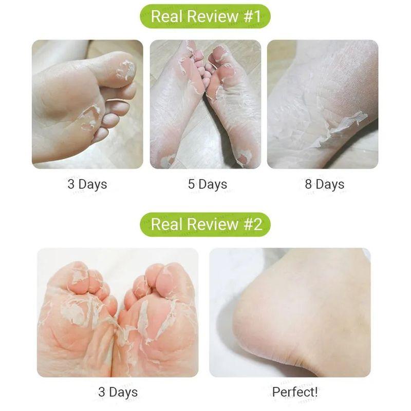 PUREDERM - Shiny & Soft Foot Peeling Mask (1 pair)