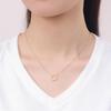 Estelle Official Women's Silver Necklace with Yellow Gold Plated Cubic Zirconia (Product Code: 0772-4341-0019-0000)