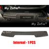 For Jetour G700 2025 2026 Car ABS Carbon Fieber Trunk Door Guard Strips Plate Door Sill Scuff Threshold Protector Cover  Sticker