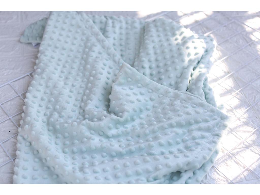 Dou Dou Class A Baby Crib Blanket – Soft Coral Fleece Quilt for Spring & Autumn