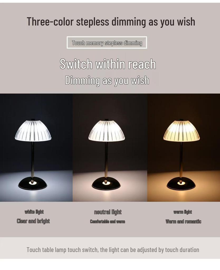 Crystal Retro Bedside Table Lamp - High-End Luxury Night Light for Master Bedrooms