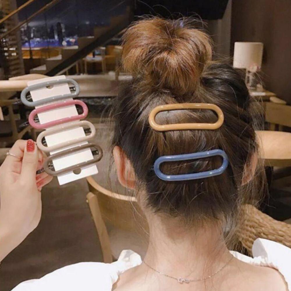 Stylish Simple Large Seamless Hairpin Styling Accessories Hair Claw Hair Clip