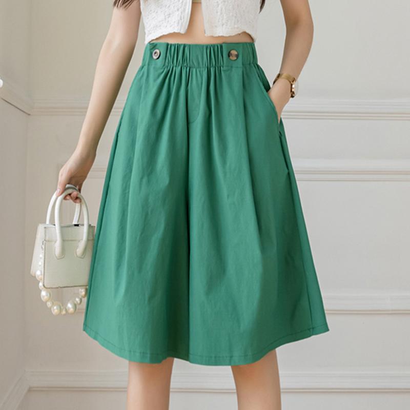 

ZANZEA Женские повседневные шорты А-силуэта с эластичной талией, свободные, длина пять 3XL