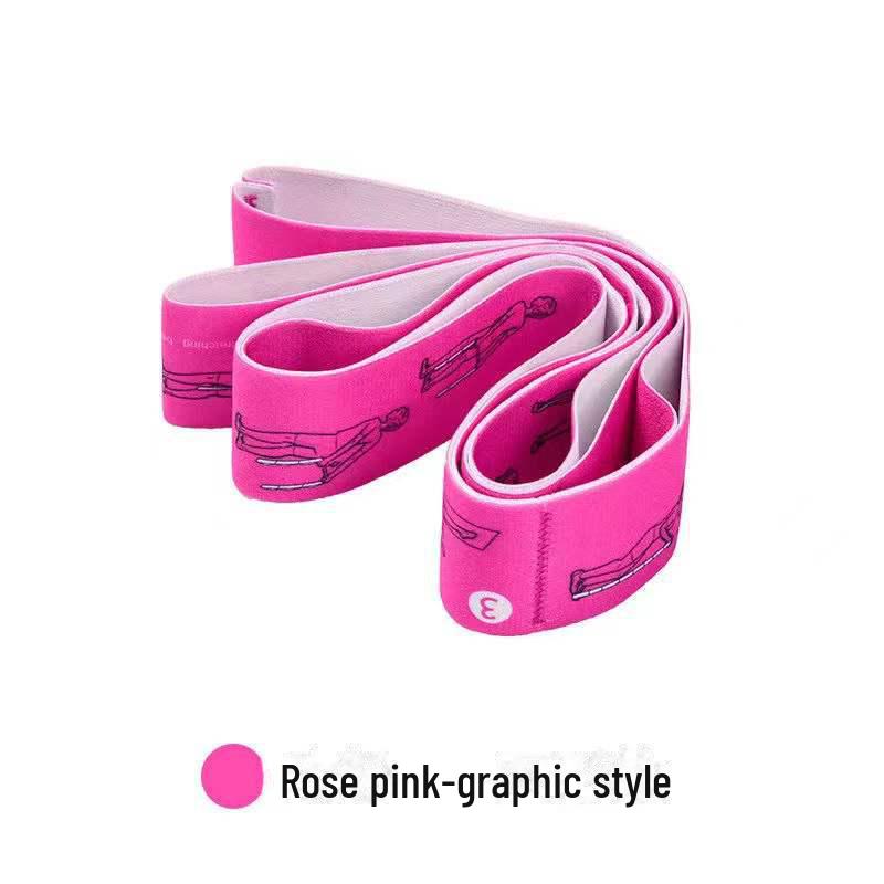 Yoga Elastic Band for Dance & Exercise - Multi-Section Stretch Band