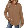 Women's Solid-color Fashionable Long-sleeved Top