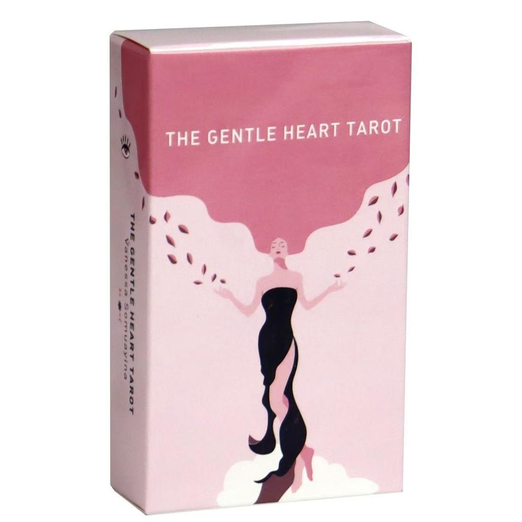 Gentle Heart Tarot 78 Stück rosa Karten bringen die Wahrheiten an die Oberfläche, die Ihnen unbewusst bereits bewusst sind, 10,3 x 6 cm