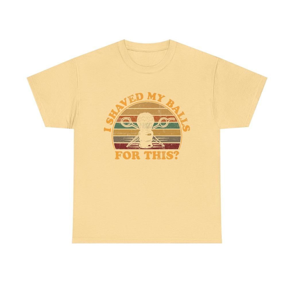 Funny Golf T-Shirt - I Shaved My Balls For This - Curb Your Enthusiasm
