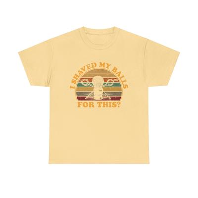 Funny Golf T-Shirt - I Shaved My Balls For This - Curb Your Enthusiasm