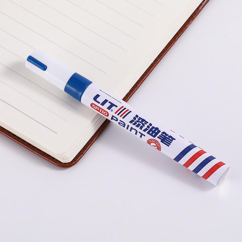 12-Color Waterproof Paint Touch-Up Pen - Durable, Easy Application, Fade-Resistant, and Industrial-Grade Oily Marker