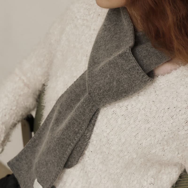 Marchen Day soft angora muffler_4color