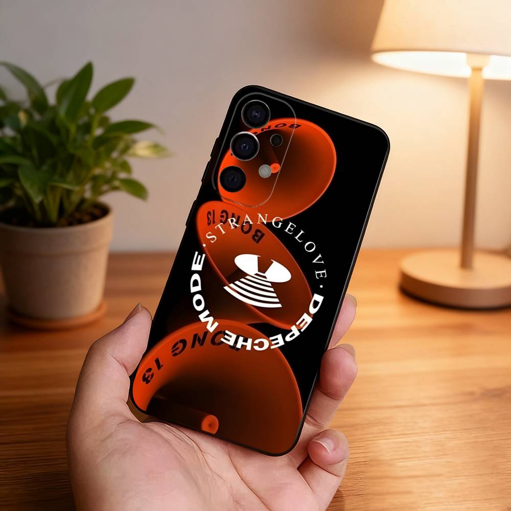 Coque de téléphone antichoc D-Depeche M-ModeS Pour Samsung S26,S25,S24,S21,S22,S23,S30,Ultra,S20,Plus,Fe,Lite,5G Housse Noire