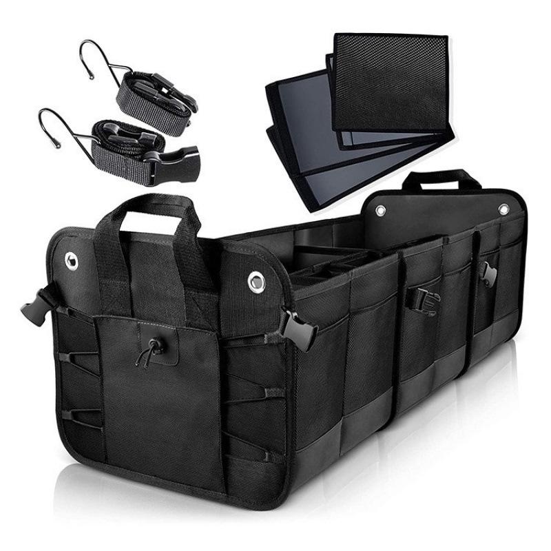 1680D Oxford Cloth Car Trunk Organizer - Cross-Border Folding Storage Box