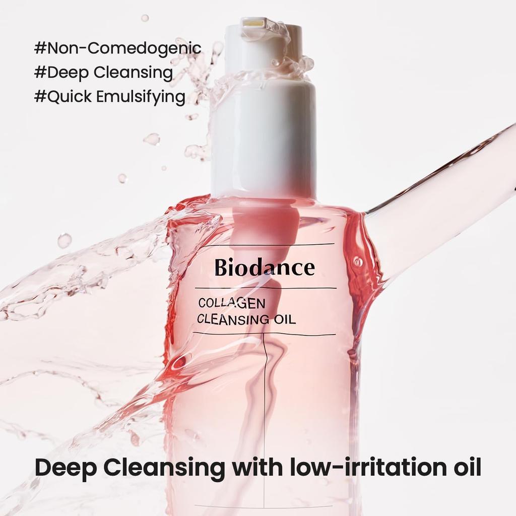 Biodance Collagen Cleansing Duo:Foam Cleanser & Cleansing Oil Set