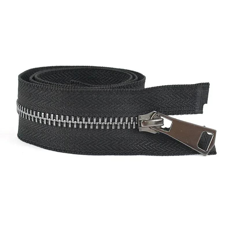 

1/2Pcs Meetee 5# 15-80cm Metal Zippers Close/Open End Zips for Bag Down Coat Pocket Sewing Zipper Repair Kit DIY Sew Accessories 1Pc&Close-End-15cm