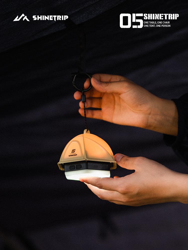 Mountain Fun ShineTrip Magnetic Tent Light - Multi-gear, Long Battery, Waterproof, Tap Control