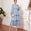 Women's temperament early spring casual new retro lace fairy slim and thin dress
