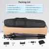 ARTCISE Lightweight Carbon Ball Tripod 44mm Ball Low Center of Gravity Head Tube Compact Travel Carbon Fiber Camera Video CNC 360 Degree Panoramic